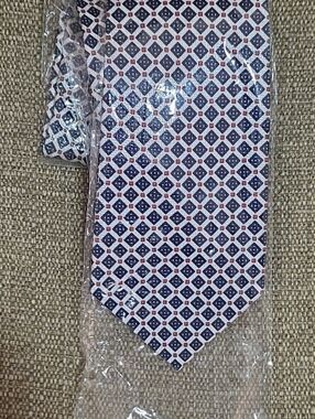 Sione Side Fashion Men’s Blue Geometric Dress Shirt